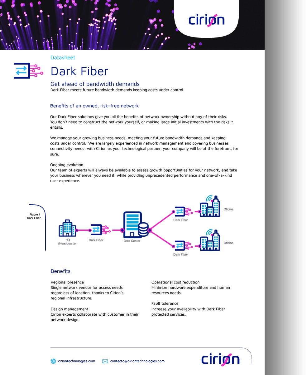 cirion technologies datasheet dark fiber eng