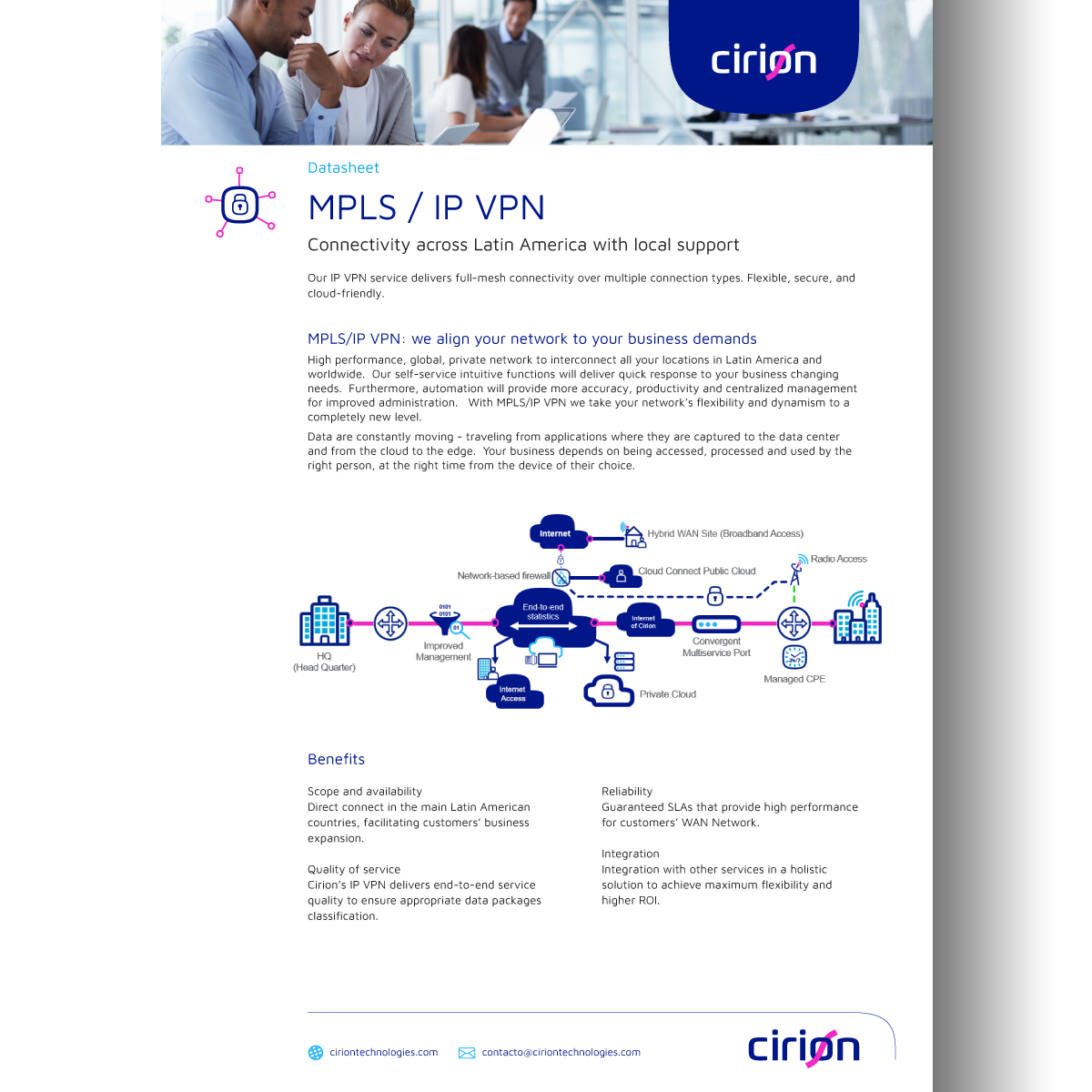 cirion technologies mpls ipvpn datasheet eng